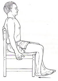 SITTING ASSISTED KNEE BENDING